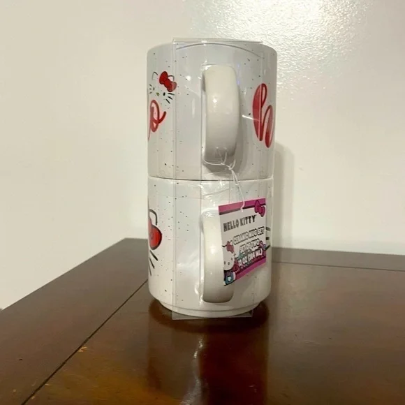 Hello Kitty Ceramic Mug Set of Two FINAL PRICE - Picture 3 of 5